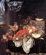 BEYEREN, Abraham van Large Still-life with Lobster China oil painting reproduction